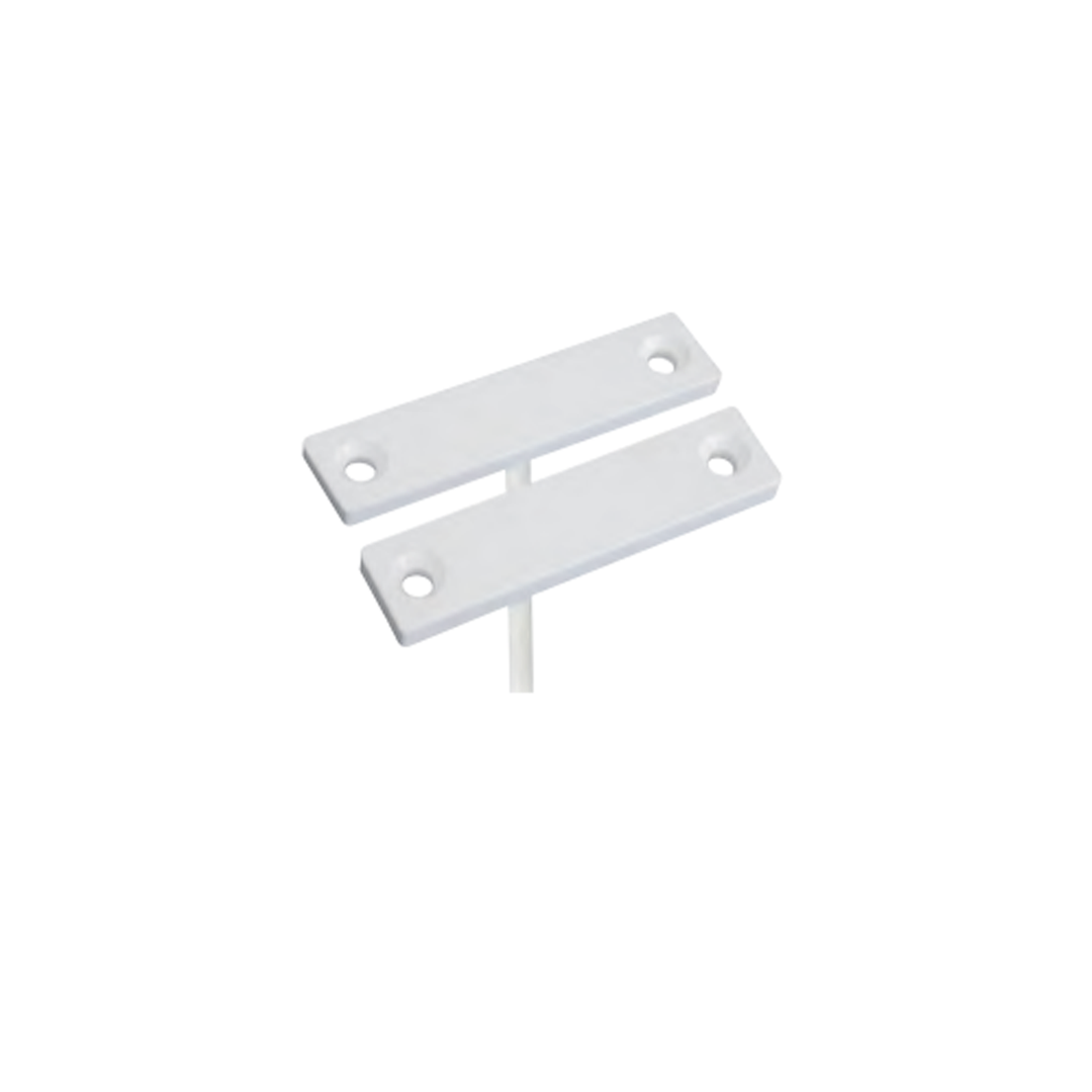 ABI-Sicherheitssysteme Aufbaumagnetkont.,flache Ausf.,MC 740P-5 - Kabelabgang hinten,VdS B,weiß,5m Kabel - Art. 21269012