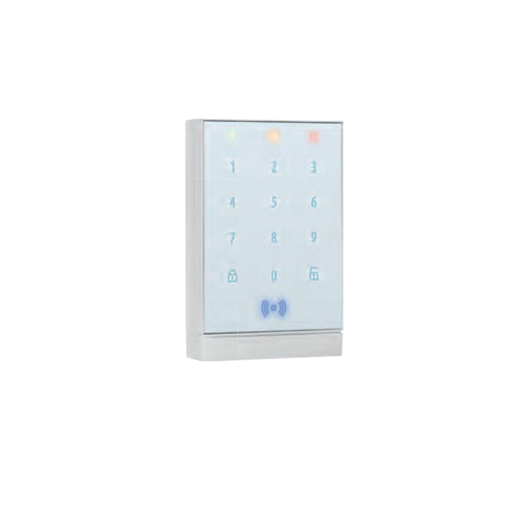 ABI-Sicherheitssysteme Code-/ID-Eingabeeinrichtung BC 850XG/G - AP-Ausf. Geh.Weiß,Glas-Tast.weiß,Bel. - Art. 43850661