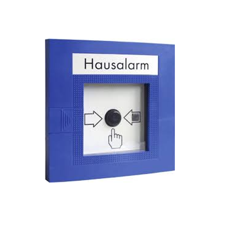 ABI-Sicherheitssysteme Funk-Hausalarm-Handtaster FHH-XG48B - AP-Ausführung, blau, CM0443 - Art. 13562