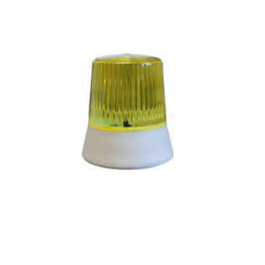 ABI-Sicherheitssysteme Gelbe Haube für Blitzlampe - zum Austauschen, Sockel grau - Art. 116-G