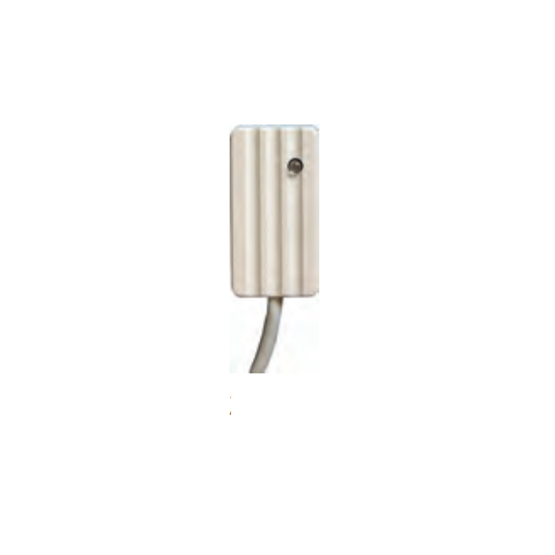 ABI-Sicherheitssysteme Glasbruchsensor GBS 2001 LSA, Kl. B - Farbe weiß, 5 m Kabel - Art. 21521-5W