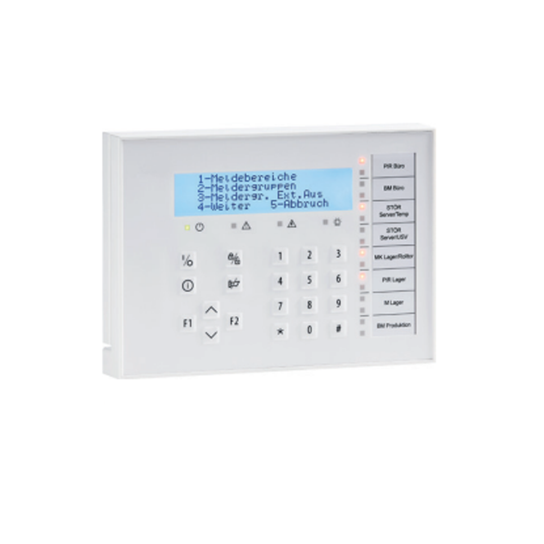 ABI-Sicherheitssysteme LCD-/LED-Bedienteil BC 85-E - AP-Ausführung, Gehäuse weiß - Art. 14856030