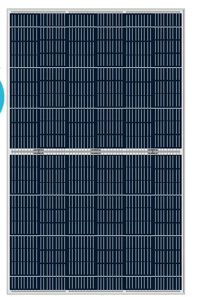 ABi-Solar Inc - Solarmodul - AB-60MHC-BFGG 340-350 AB350-60MHC-BFGG - Art. 158875