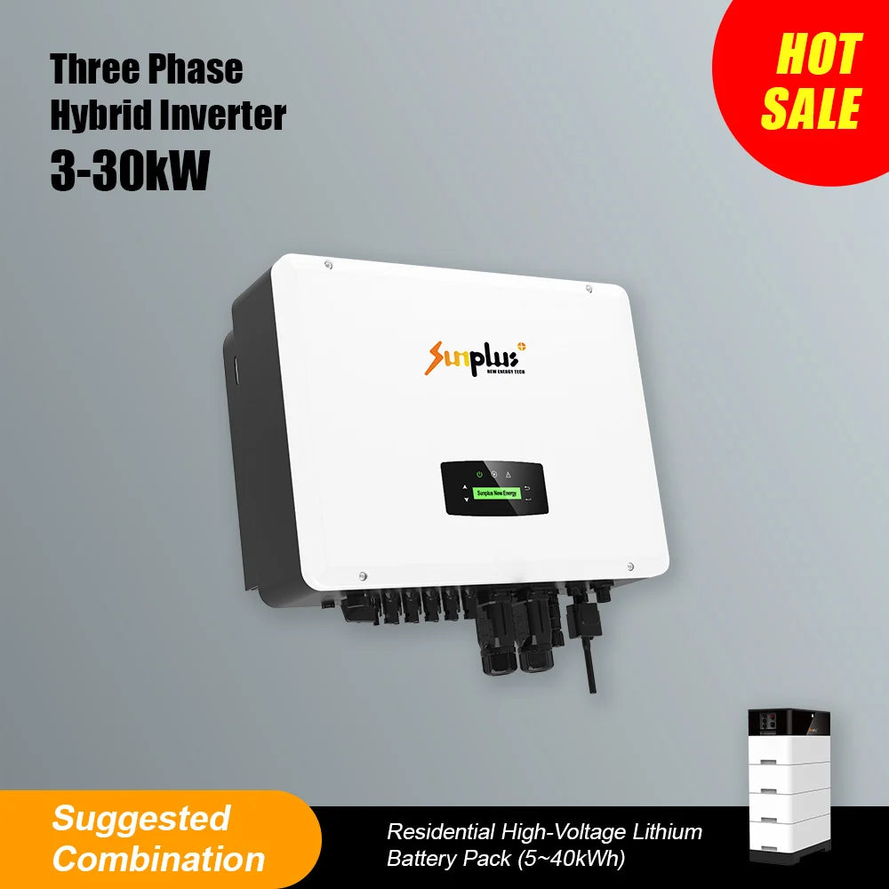 Shanghai Sunplus New Energy Technology Co., Ltd. - Wechselrichter - AF-TH Series 3-30KW AF20K-TH - Art. 52005