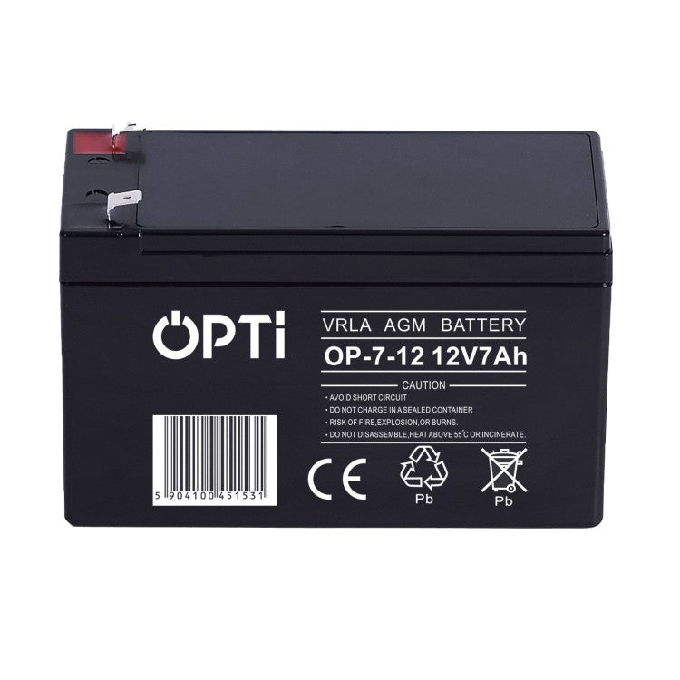AGM OPTI BATTERY 12V 7Ah VRLA AGM OPTI BATTERY 12V 7Ah VRLA - Art. 38769