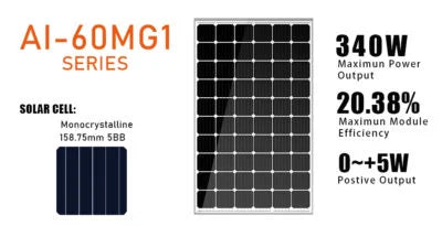 Changzhou Aoli Energy Technology Co., Ltd. - Solarmodul - AI-60MG1-315-340 AI-60MG1- 320w - Art. 168565