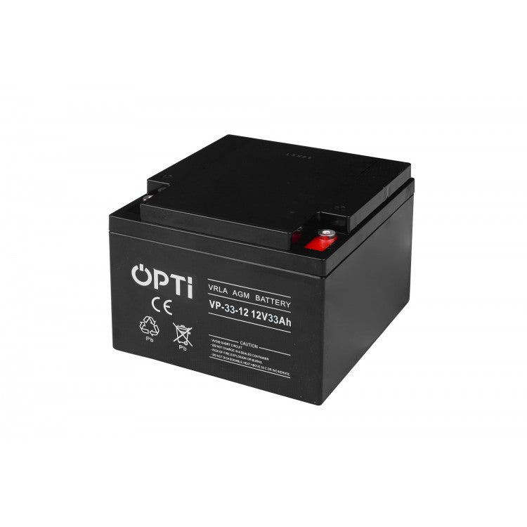 AKUMULATOR AGM OPTI 12V 33 Ah VRLA AKUMULATOR AGM OPTI 12V 33 Ah VRLA - Art. 38774