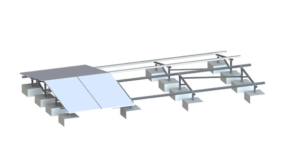 Lipu Metal (Jiangyin) Co., Ltd. - Montagesysteme - AL6005 SUS304 Flat Roof Mounting System AL6005 SUS304 Flat Roof Mounting System - Art. 10718