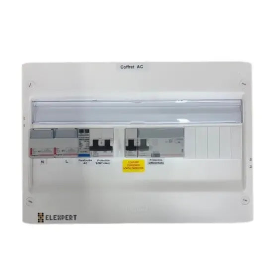 Coffret AC - Monophasé - LEGRAND - NFC15-100 - 20A - 63A (Habitation) - Inter Diff 40A/300mA Type B