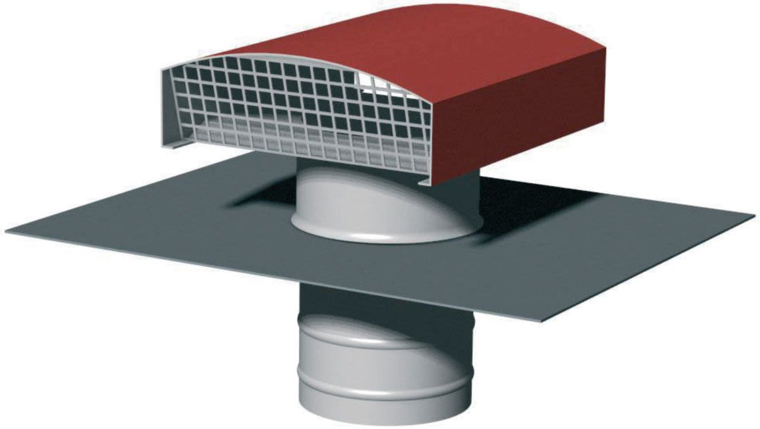 Metall-Dachhaube CTM 355 für Ziegeldach, Ø 355 mm