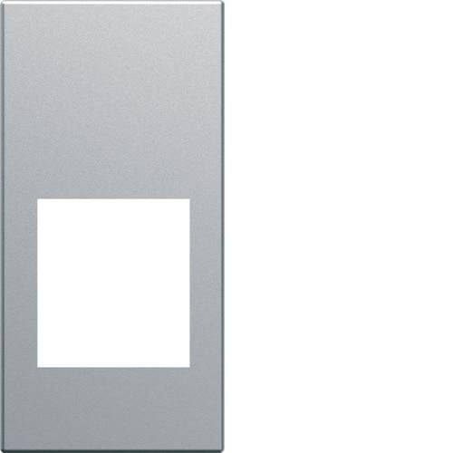 Hager Gallery Zierblende für RJ45-Dose, 1 Modul, Titan