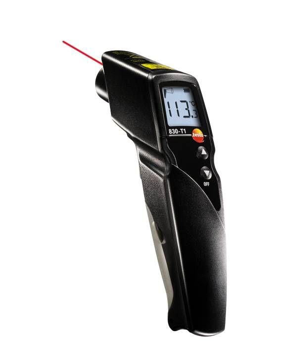 Testo Infrarot-Thermometer in Pistolenform mit großem Messbereich, 1-Punkt-Laser, Optik 10:1
