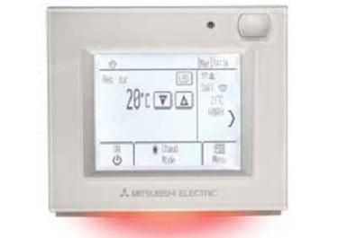 Mitsubishi Electric PAR-U02MEDA-K Fernbedienung mit 2,8-Zoll-Touchdisplay für City Multi