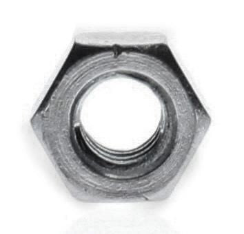 Muttern 10 mm, Stahl galvanisch verzinkt, 50 Stück