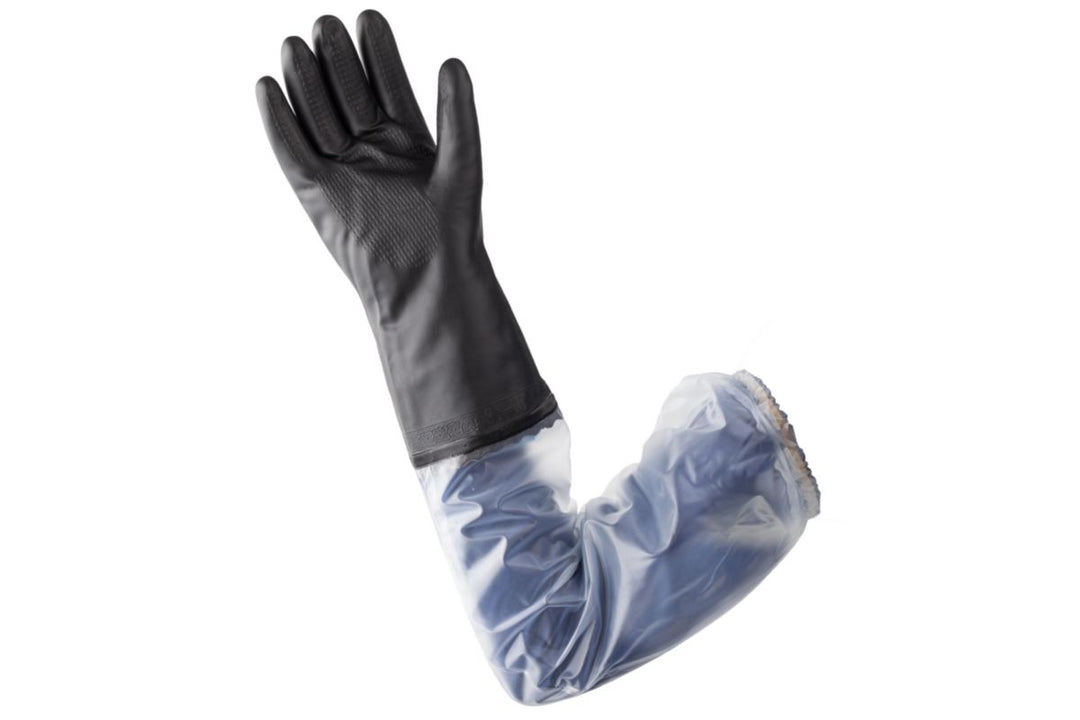 Sanitärhandschuh Le Chimique+ PVC, lange Stulpe, Größe 10