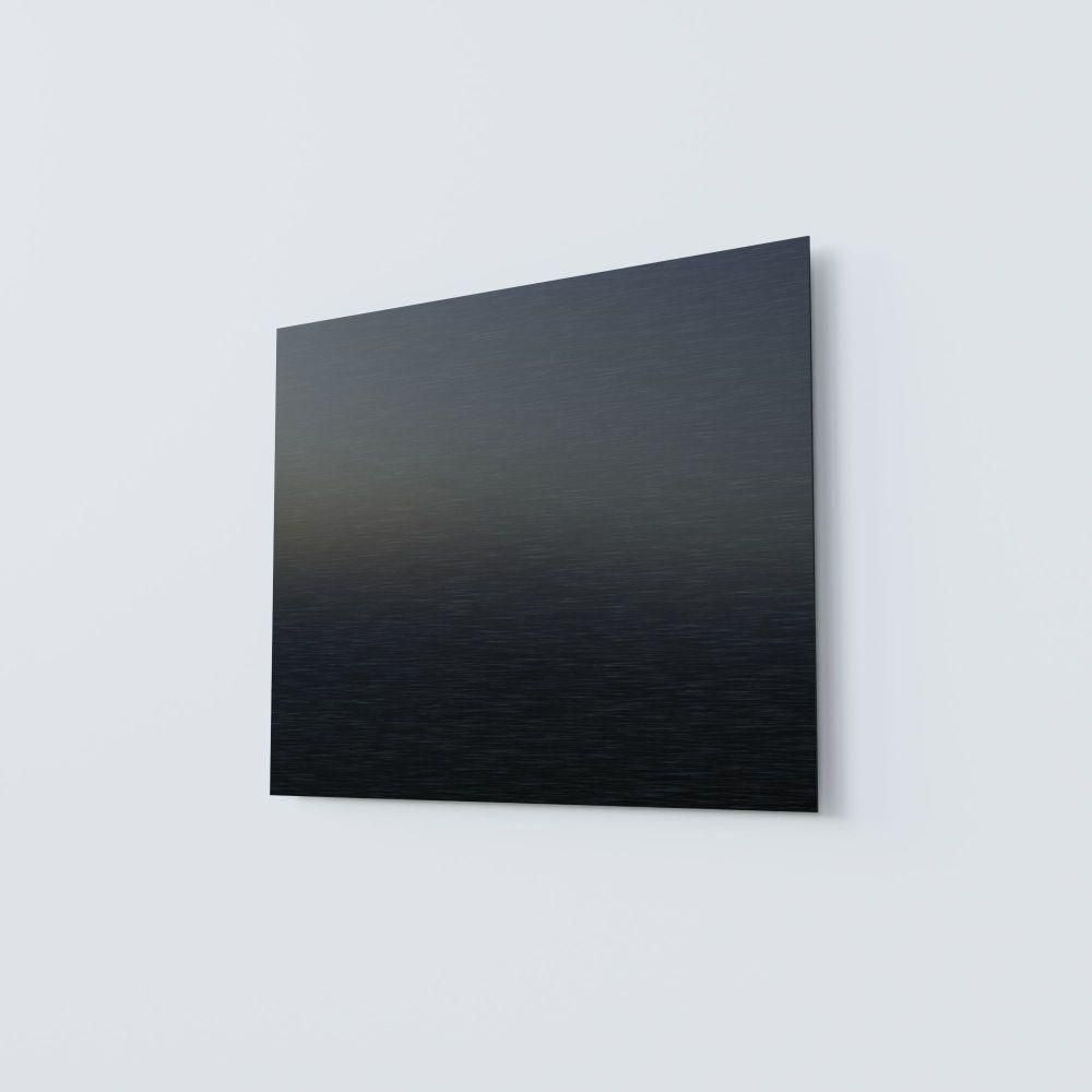 Zuluftdiffusor Confort Black für Plenum 500 x 400 mm mit PVC-Blende 700 x 600 mm