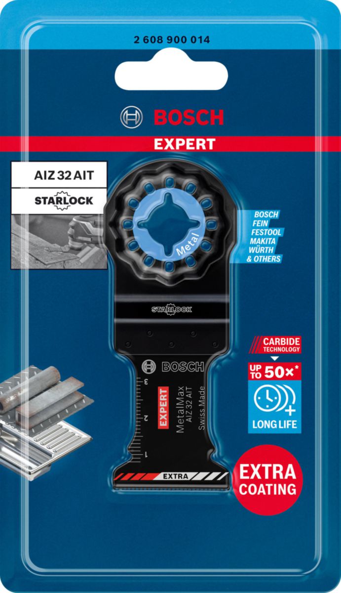 Bosch Expert MetalMax AIZ 32 AIT Tauchsägeblatt für Multifunktionswerkzeuge, 40 x 32 mm