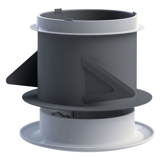 Borea 125 P Abluftventil-Set, Ø 125 mm, 45-150 m³/h