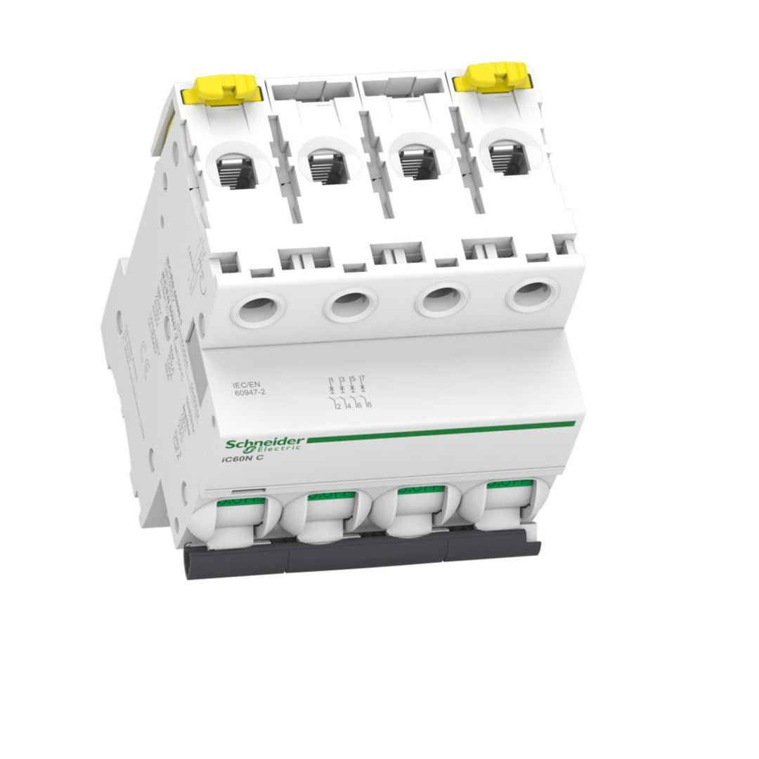 Schneider Electric Acti9 iC60N Leitungsschutzschalter 4P 25 A, Charakteristik C