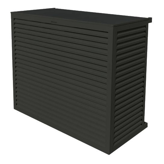 Decoclim Alu Verkleidung für Klima-Außengeräte, anthrazitgrau RAL 7016, Größe XL
