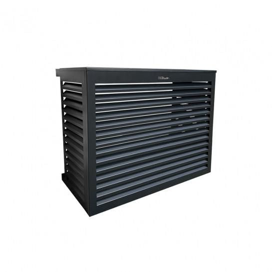 Decoclim Klimagerät-Verkleidung Aluminium anthrazitgrau RAL 7016, Größe Small