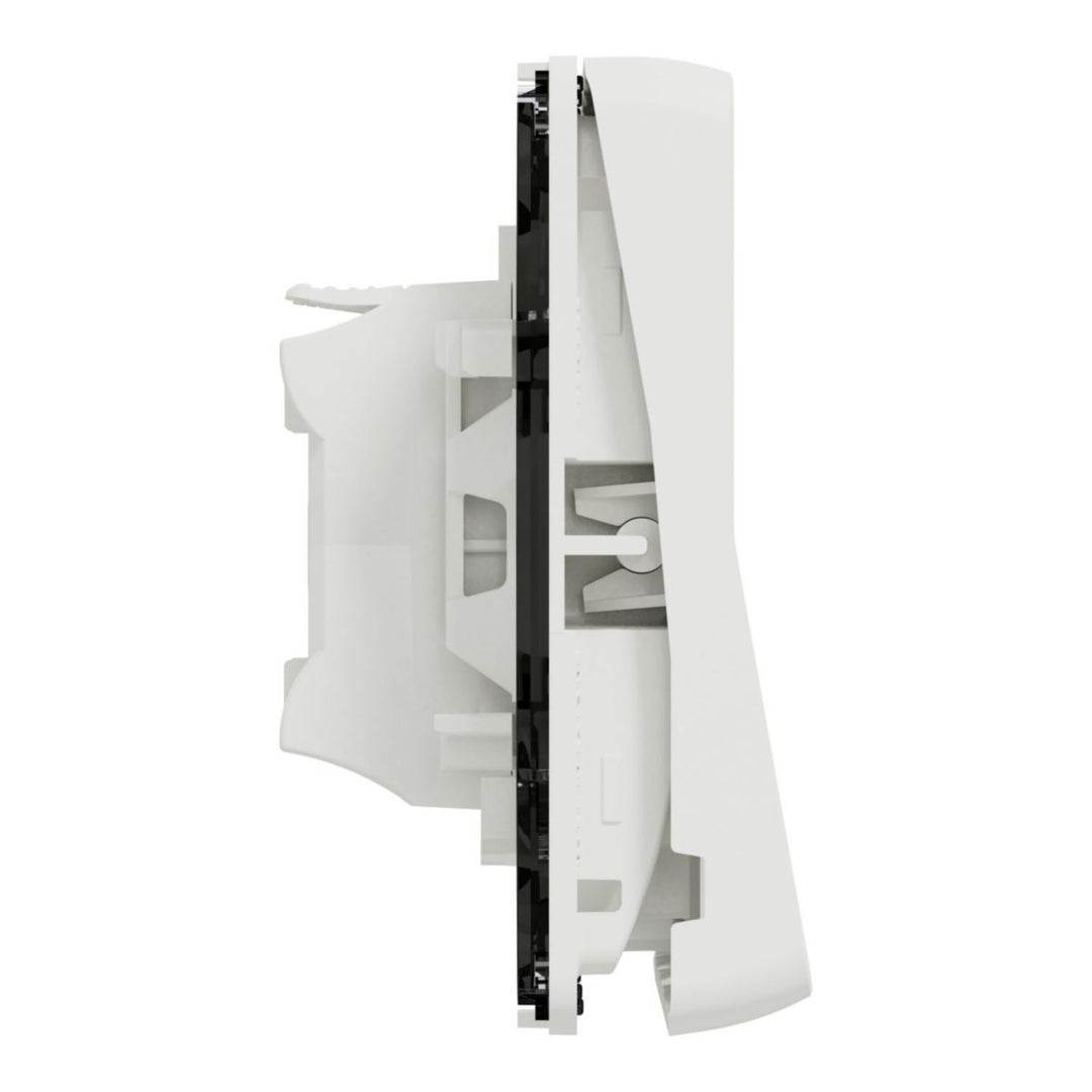 Schneider Electric Mureva Styl Wechselschalter, kombinierbar, IP55, IK08, Schnellanschluss, weiß