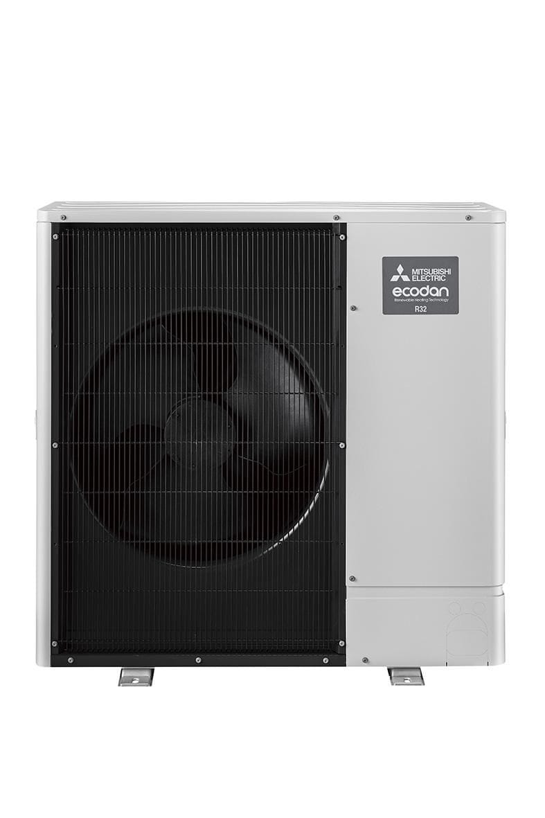 Mitsubishi Electric Ecodan Split Power Inverter Silence Außengerät 12 kW, einphasig, R32, reversibel