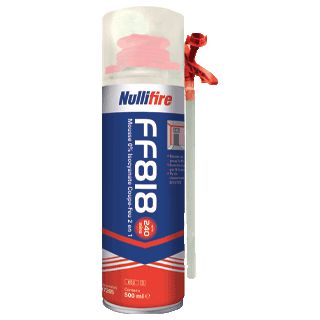 Nullifire FF818 Brandschutz-Montageschaum grau 2in1, 500 ml