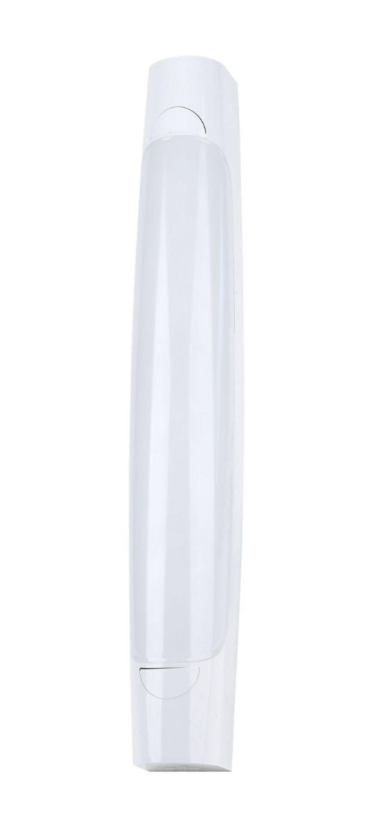 Aric Maud LED-Wandleuchte für Bad, 6 W, 4000 K, mit Schalter und Steckdose, weiß