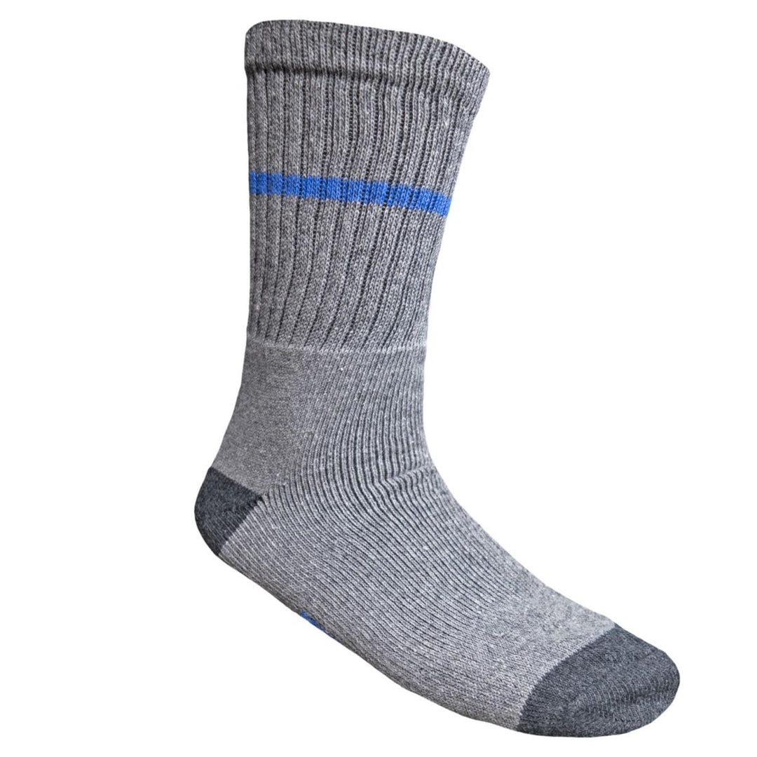 Novipro Socken Gr. 43-46, 3er-Pack, Baumwolle/recyceltes Polyester/Elasthan, verstärkte Ferse und Spitze