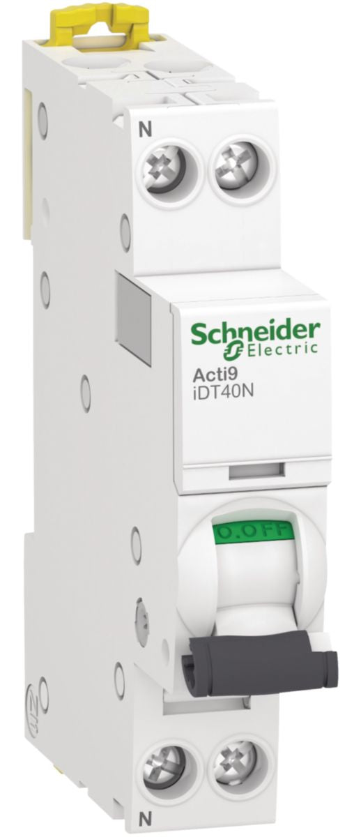 Schneider Electric Acti9 iDT40N Leitungsschutzschalter 1P+N C 20 A, 6 kA / 10 kA, 2 TE