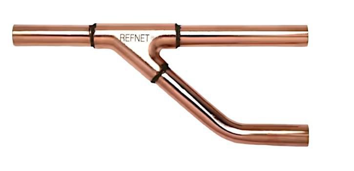 Refnet Verteiler HP ungedämmt, 5/8 Zoll Außenanschluss, zum Verpressen, LOKMS58M