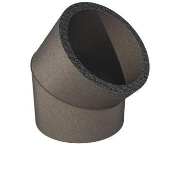 Aerfoam Bogen 45° isoliert, Ø 180 mm
