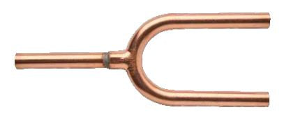 Refnet-Verteiler U-Form isoliert Bl-s3-d0 (M1), zum Verpressen, 1/2 Zoll Stecker