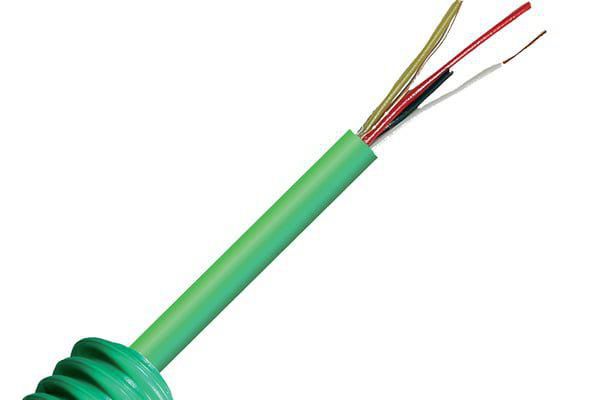 Elydan Leerrohr vorverdrahtet Cat. 5E FTP, 1 x 4P, Ø 20 mm, Ring 100 m