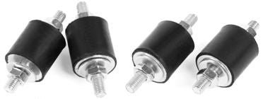 Altech Zylindrische Schwingungsdämpfer Essentiel 40 x 40 mm, 100 kg je Dämpfer, 4er-Set
