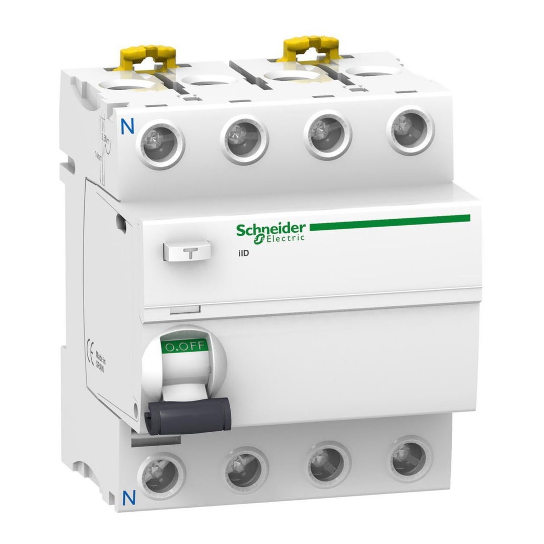 Schneider Electric Acti9 iID FI-Schutzschalter 4P 63 A 30 mA Typ AC