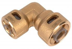 Caiman Connectors Steckfitting Winkel 90° reduziert 3/8 Zoll x 1/2 Zoll