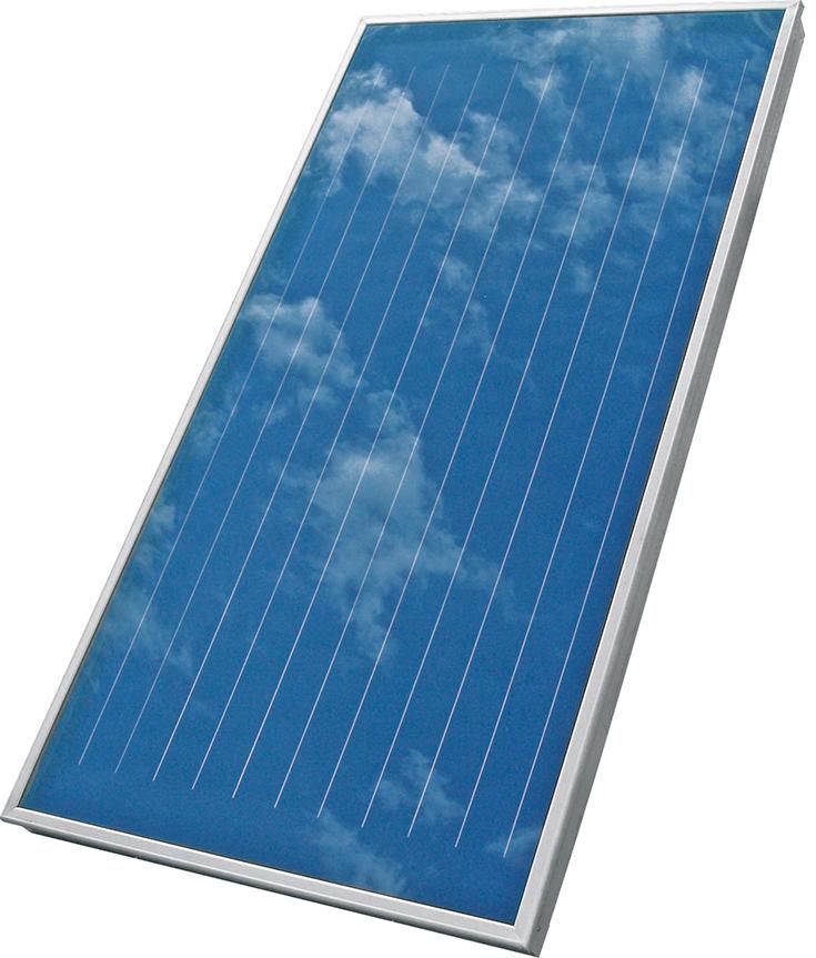 Astrea Pack A Solar-Warmwasseranlage, 2 Kollektoren, 300-l-Speicher, Elektro-Zusatzheizung, Flachdach