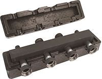 Modulfit Hydraulische Weiche mit 2 Abgängen für Gruppen DN 20 und DN 25, 1 1/2 Zoll