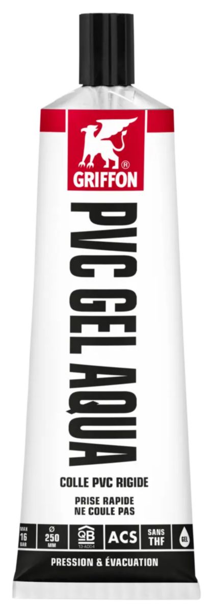 Griffon PVC-Kleber hart, schnell abbindend, Gel, trinkwassergeeignet, 125 ml