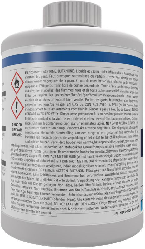 Gebsoplast Reiniger für PVC- und PVC-C-Fittings vor dem Kleben, 1-Liter-Kanister