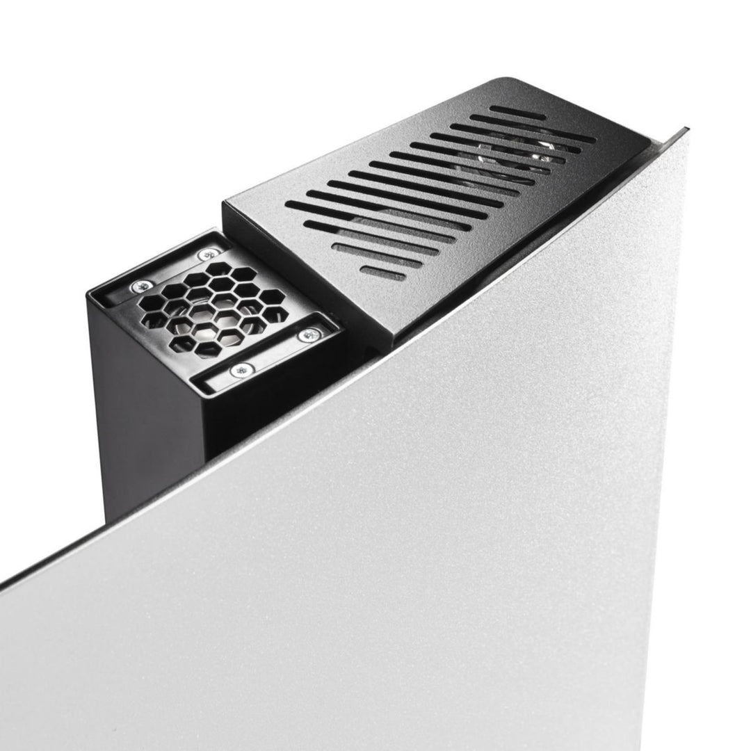 Atlantic Serenis Premium Handtuchheizkörper elektrisch, iO, Mast rechts, 750 W + Gebläse 1000 W, weiß
