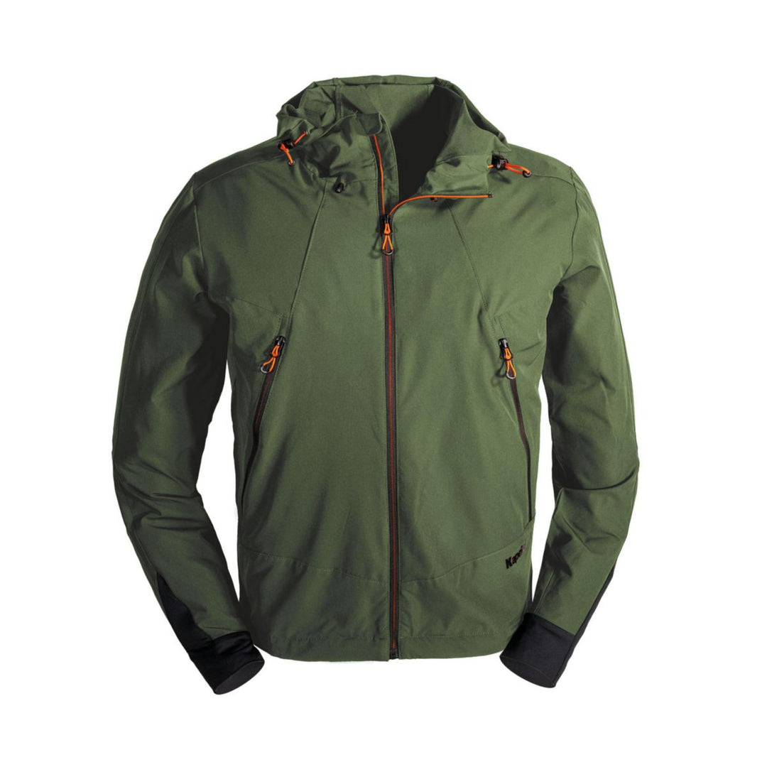 Kapriol Tech Softshell-Jacke mit Kapuze, Waldgrün, Größe S