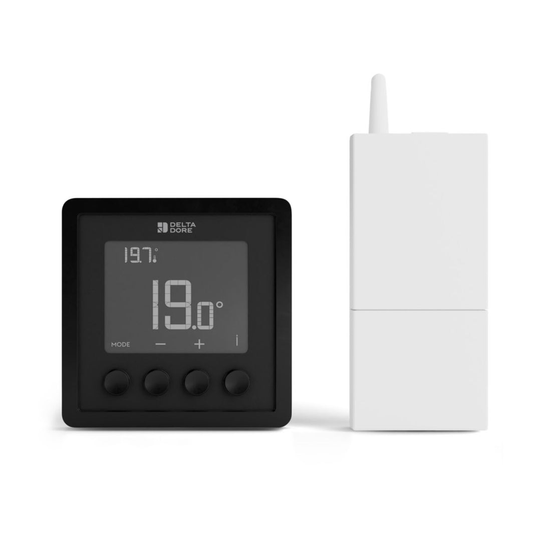 Delta Dore Tybox RF 210 BK Funk-Thermostat, konfigurierbar, schwarz
