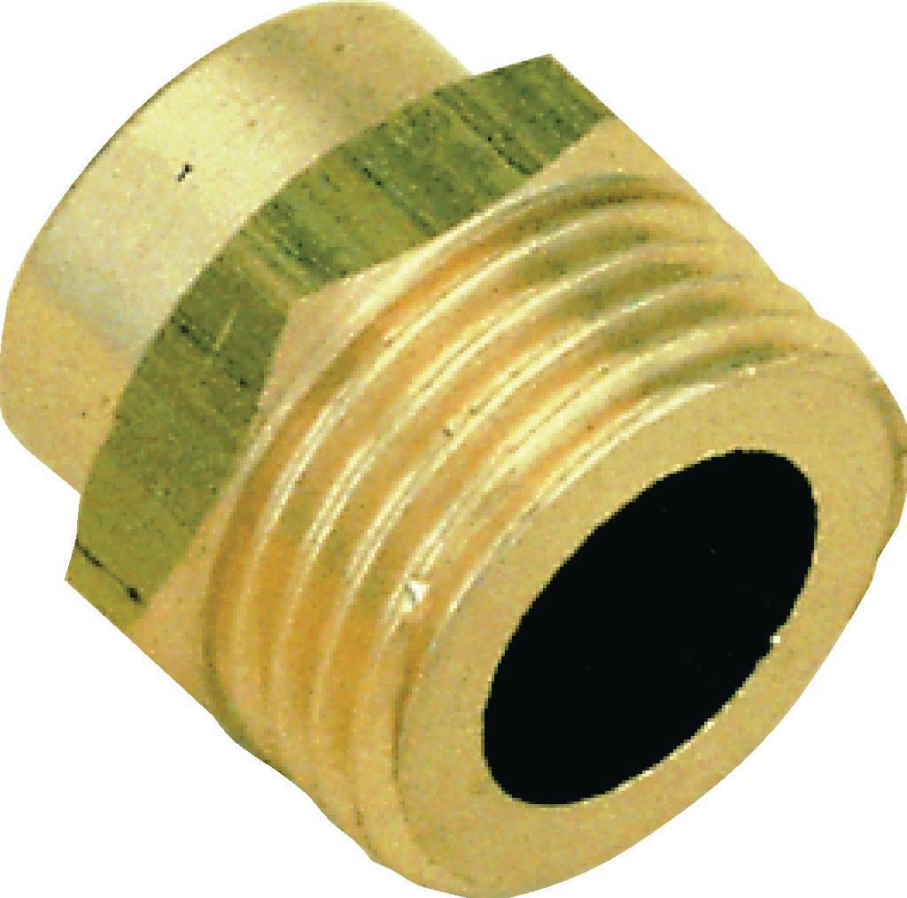 Altech Lötmuffe mit Außengewinde 16 mm x 20/27, Messing, 2 Stück