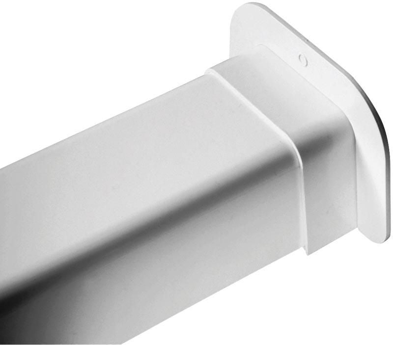 Artiplastic Wanddurchführung für Kabelkanal weiß, 80 x 60 mm