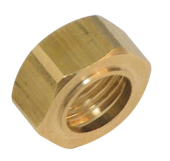 Altech Überwurfmutter Messing roh 15/21 für Rohr 12 mm, 2 Stück