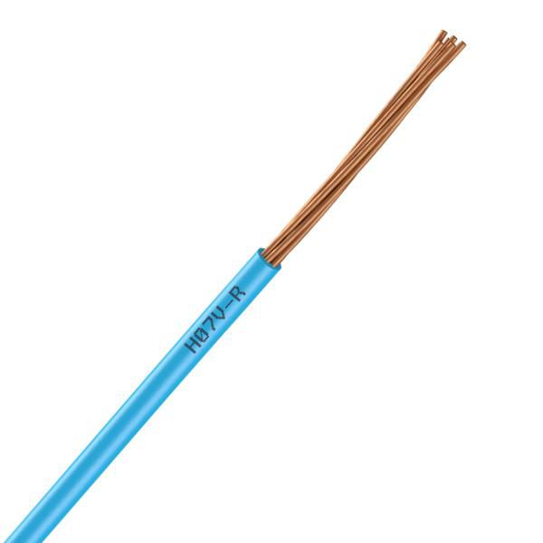 Nexans Passeo H07V-R Aderleitung starr 1 x 6 mm², blau, Ring 100 m