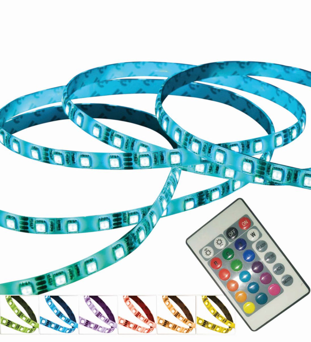 Lumipro LED-Strip-Set 5 m RGB 5 W